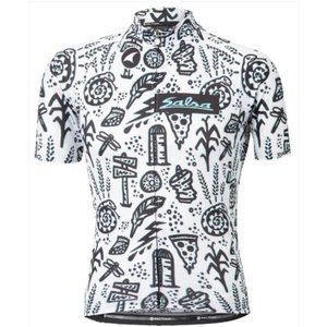 Pactimo SAL Men's Team Short Sleeve Jersey, Size M - White/Black/Blue
